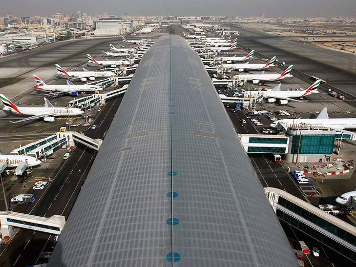 2016年2月迪拜国际机场（DXB）运营数据