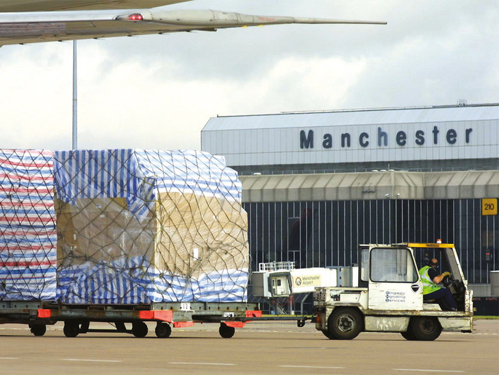 4月份曼彻斯特机场集团运营的机场货运量上升