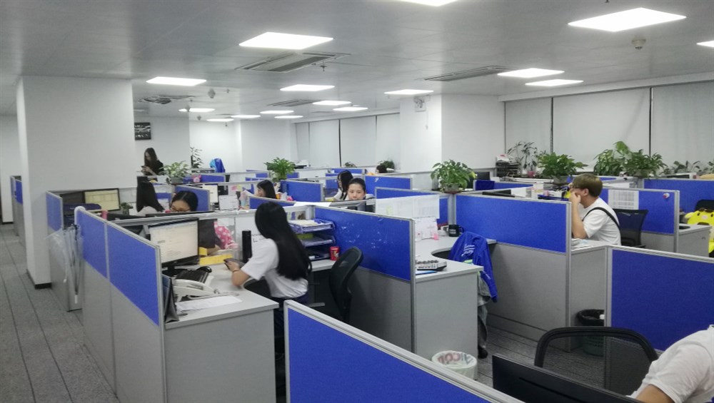 深圳市新里程国际物流有限公司规模庞大的办公区。 