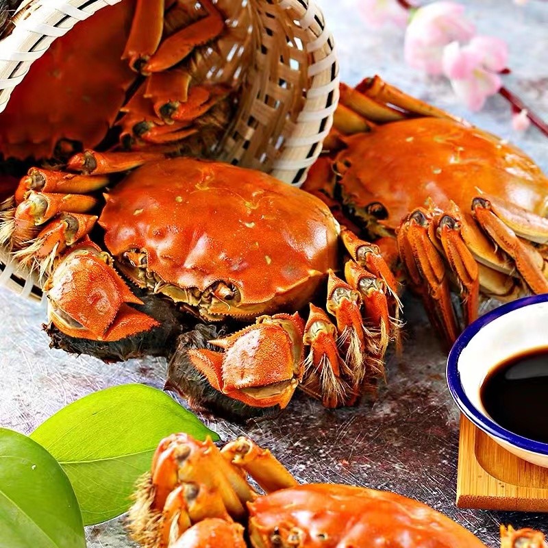 进口大闸蟹到新加坡家中价格