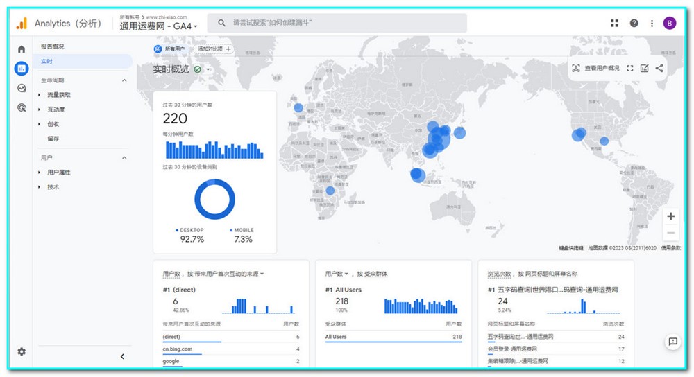 实时人气遍及全世界，实现：物流通世界，资讯满全球！